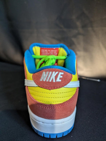 Nike SB Dunk Low Pro "Bart Simpson" Red Yellow Size 6 Used VGC BQ6817 - 602 - Sole & Drip