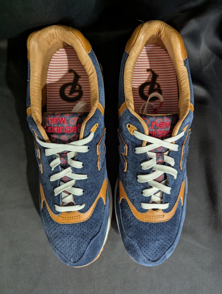 DS Rare New Balance 999 x Sneaker Politics "Case 999" Navy Red Size 14 ML999SP - Sole & Drip