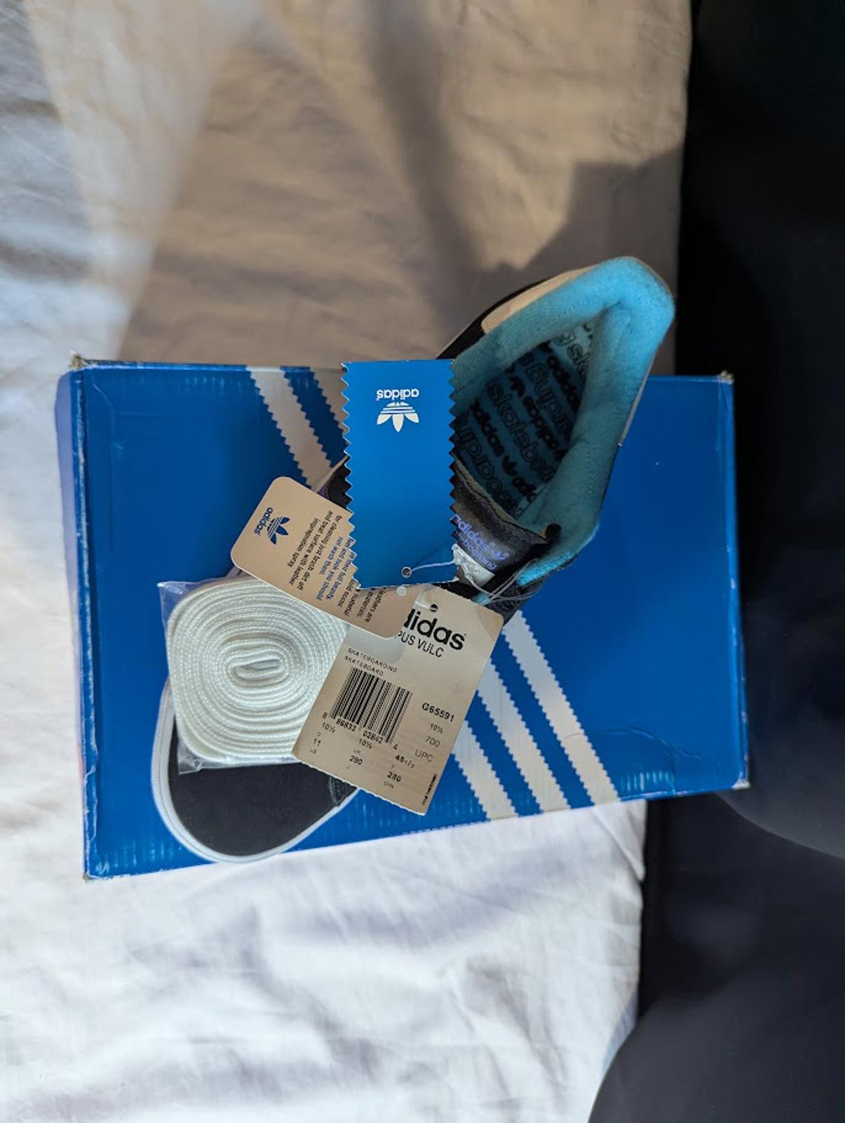 ADIDAS Campus Vulc Black Purple Light Aqua G65591 VINTAGE Men's 11 NEW DS w/Box