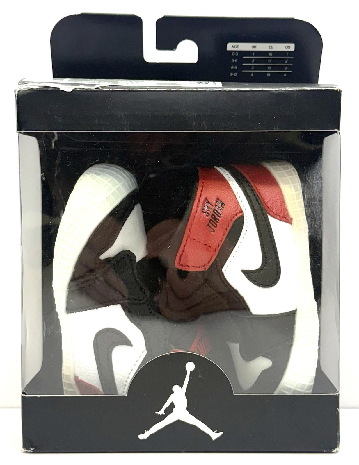 NEW Air Jordan 1 Crib Bootie Infant Shoes 2C Black Toe Reimagined HJ9289-061