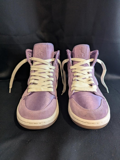 Jordan 1 High "Season of Her Orchid Mist" Wmns 7.5 Used VGC AO1847 - 550 Satin - Sole & Drip