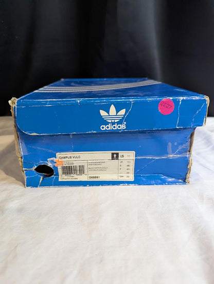 ADIDAS Campus Vulc Black Purple Light Aqua G65591 VINTAGE Men's 11 NEW DS w/Box