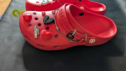 New Crocs Classic Clog Karol G Red Men's Size 11 Limited - Sole & Drip