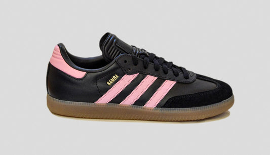 ADIDAS SAMBA 'MESSI' INTER MIAMI Black Pink Gold JP7845 Mens 8.5 NEW w/Box