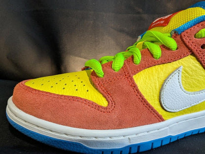 Nike SB Dunk Low Pro "Bart Simpson" Red Yellow Size 6 Used VGC BQ6817 - 602 - Sole & Drip