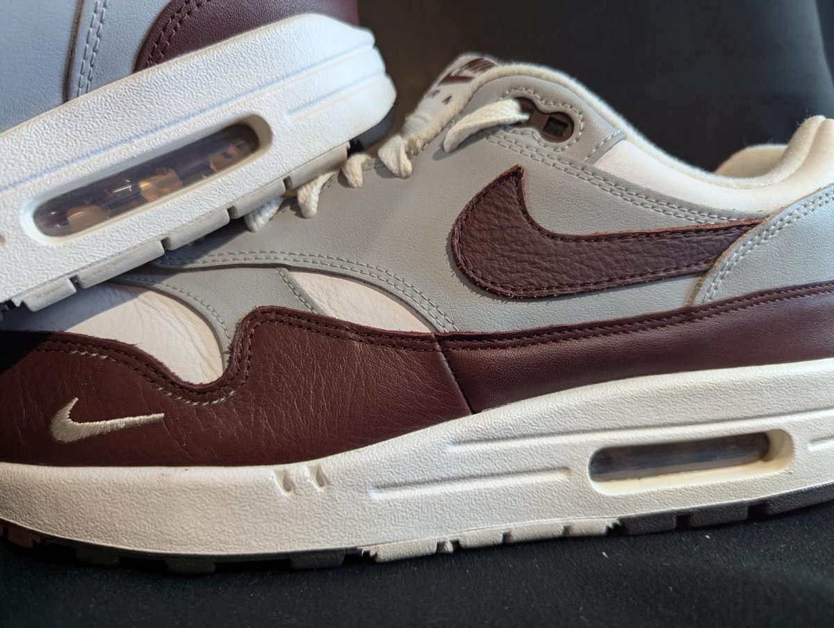 Nike Air Max 1 PRM "Mystic Dates" Size 11.5 Used VGC DB5074 - 101 Brown Grey AM1 - Sole & Drip