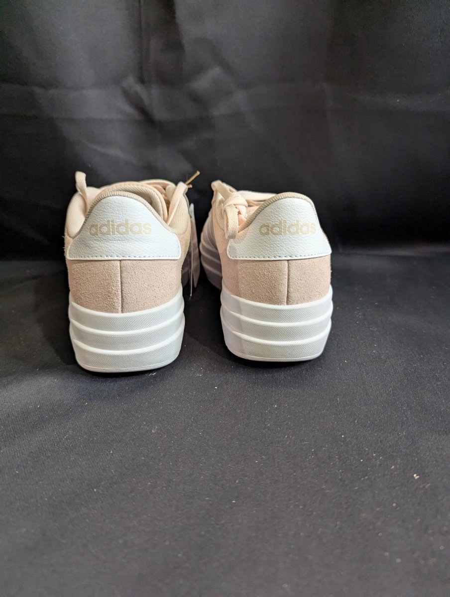 NEW Adidas Pink Suede Platform Sneakers Cloud White Size 6.5 Casual Shoes - Sole & Drip