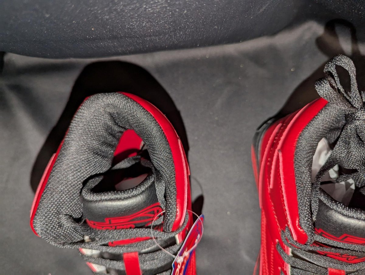 NEW NIB Patrick Ewing REBOUND ORION NON - STRAP Red Black White Men's 8 - Sole & Drip