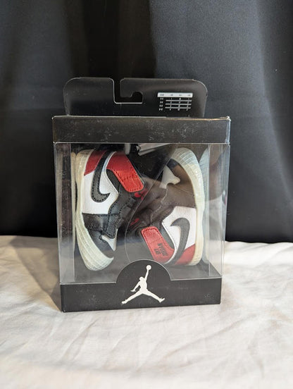 NEW Air Jordan 1 Crib Bootie Infant Shoes 2C Black Toe Reimagined HJ9289-061