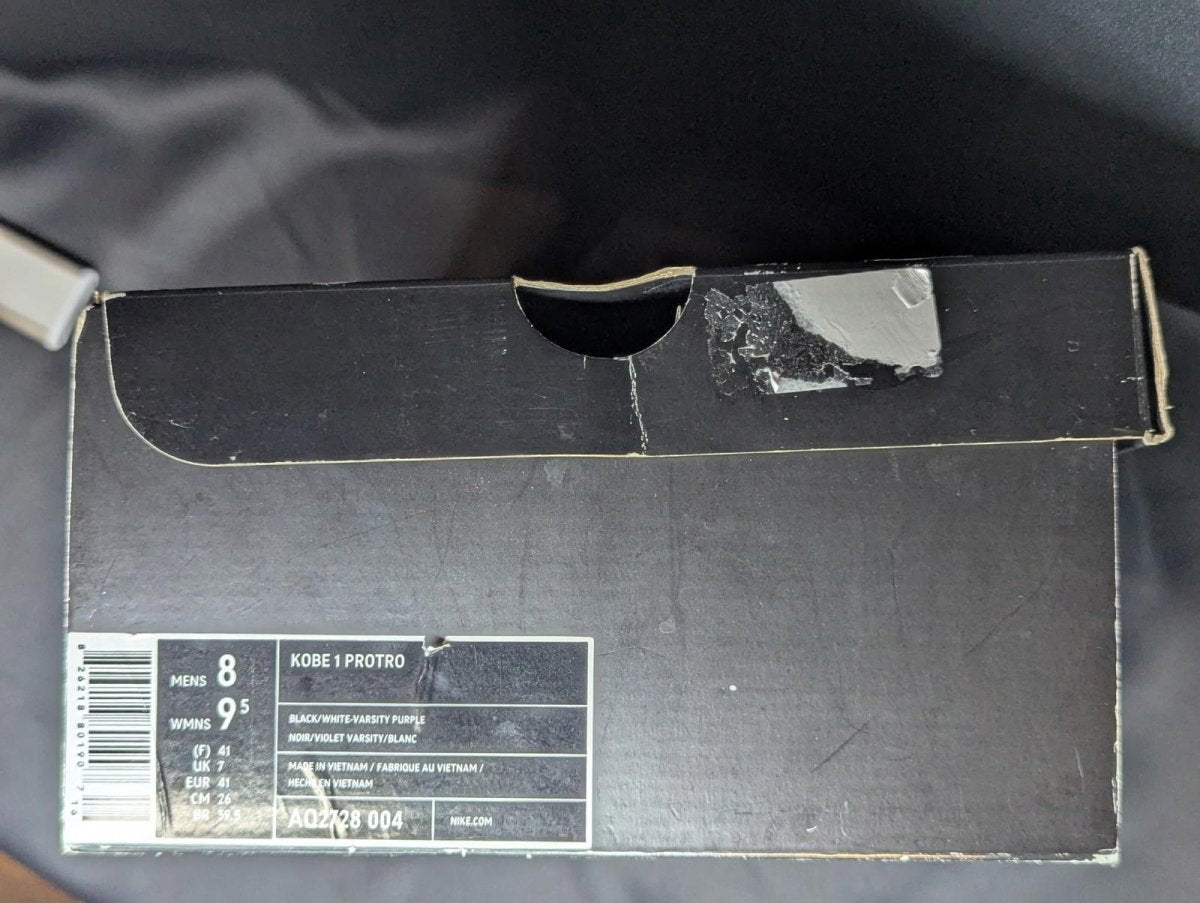 Nike Kobe 1 Protro Purple Reign AQ2728 - 004 Size 8 - Sole & Drip