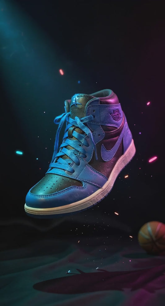 NEW NIB Air Jordan 1 High OG "Dark Marina Blue" Black Blue Size 12 555088-404